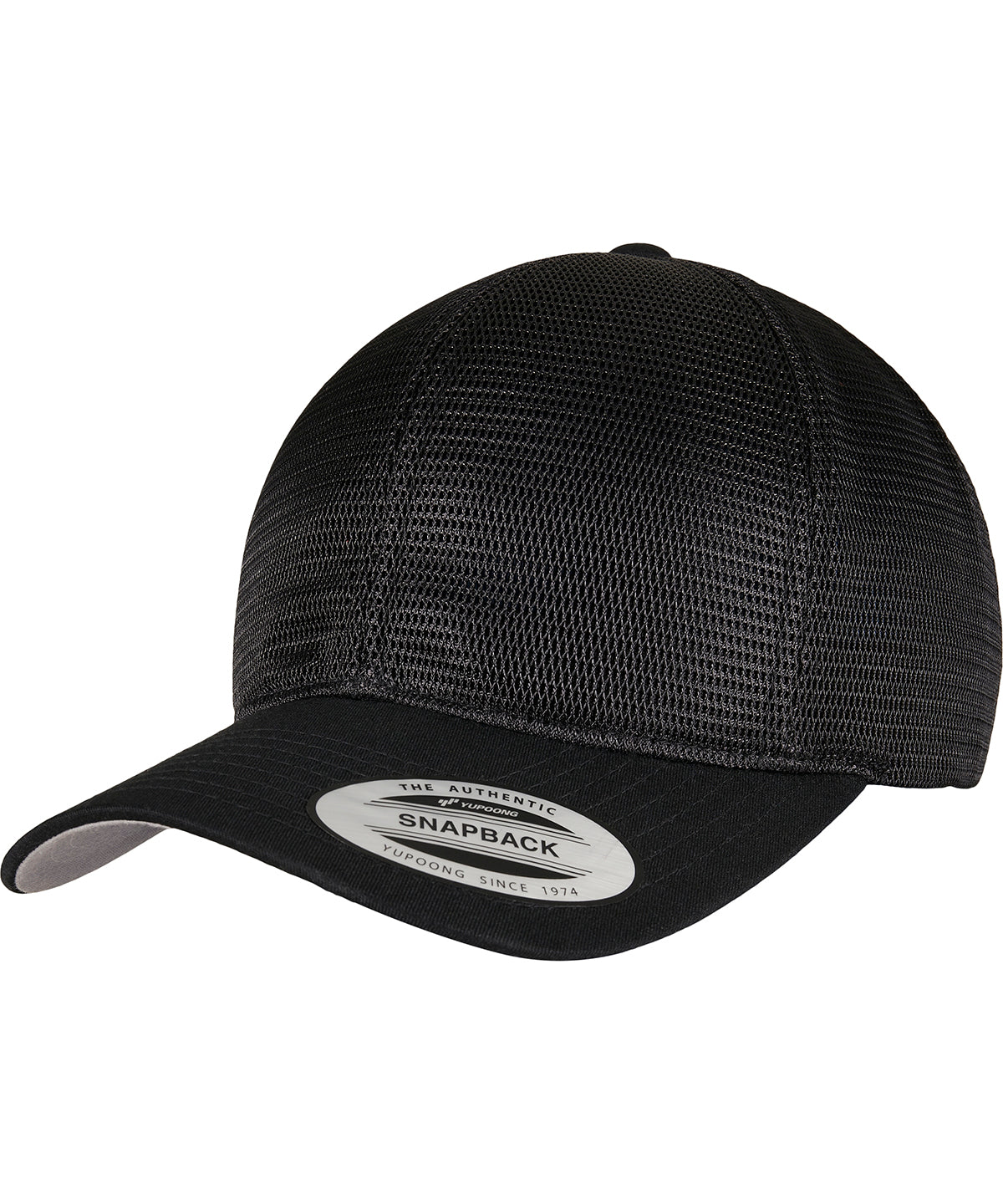 Flexfit 360 Omnimesh Snapback Cap Cotton Polyester Headwear