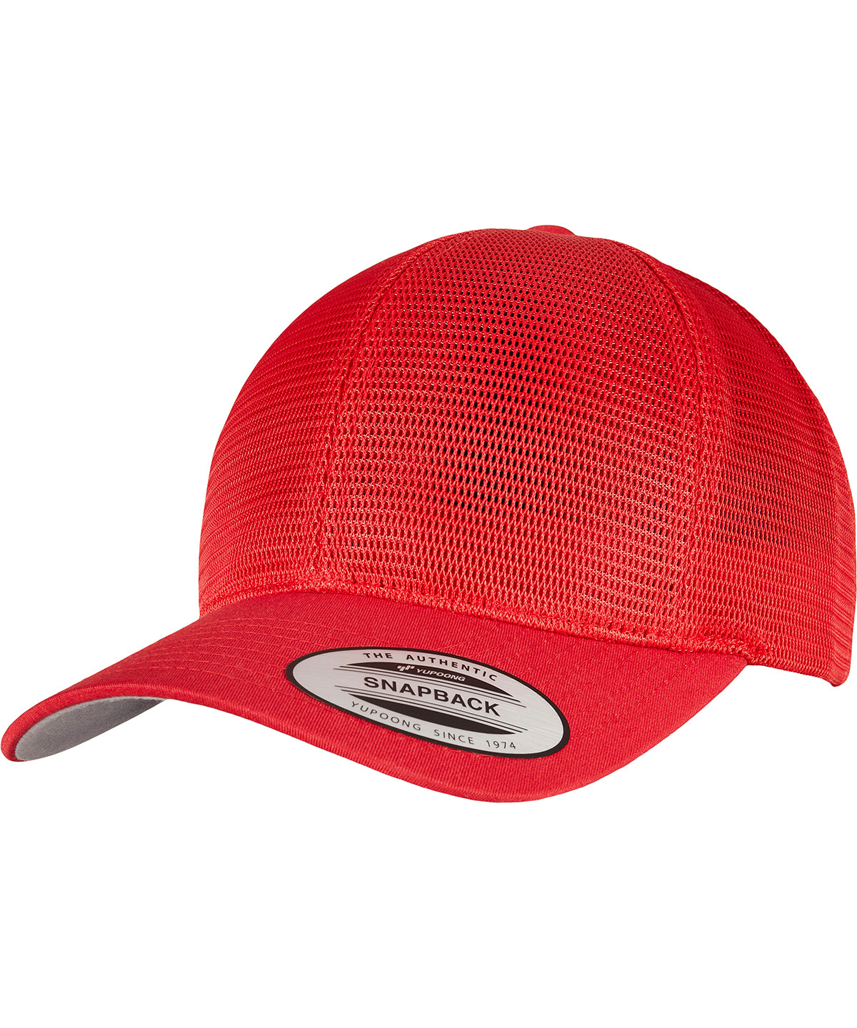 Flexfit 360 Omnimesh Snapback Cap Cotton Polyester Headwear