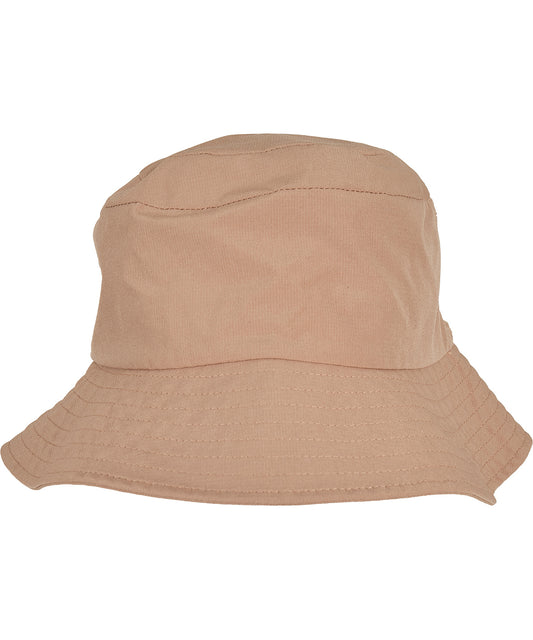 Reversible TwoTone Bucket Hat with Drawstring Closure