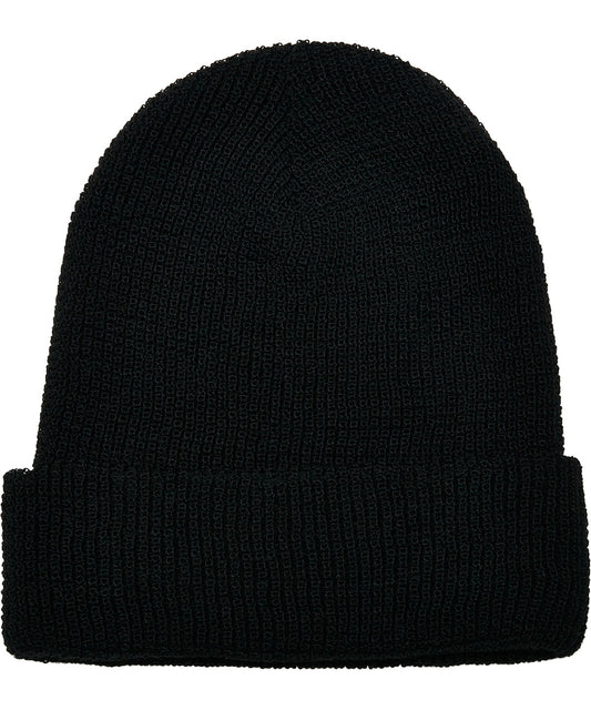 EcoFriendly Recycled Yarn Waffle Knit Beanie Unisex Adult Hat