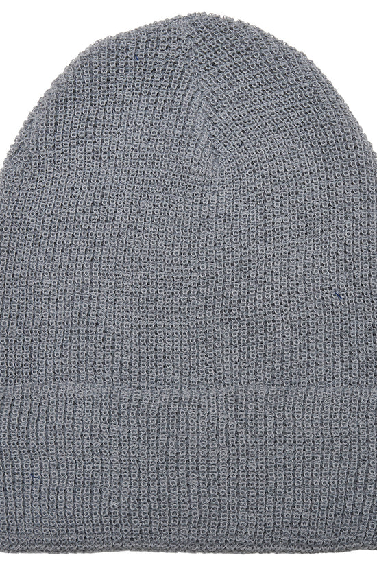 EcoFriendly Recycled Yarn Waffle Knit Beanie Unisex Adult Hat