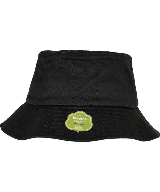 Flexfit Organic Cotton Bucket Hat with Wide Brim