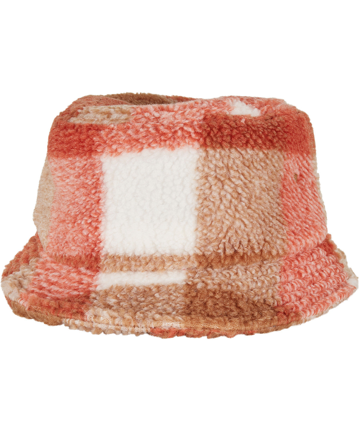 Flexfit Sherpa Check Bucket Hat Unisex Adult Headwear