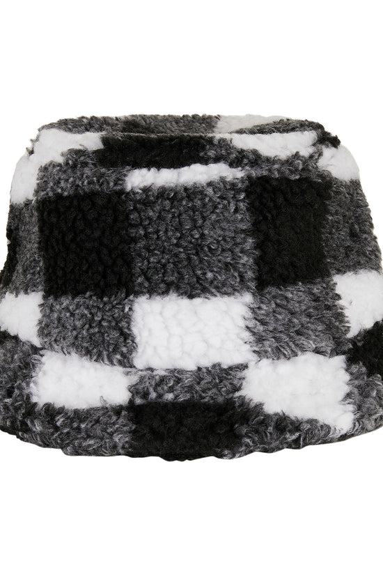 Flexfit Sherpa Check Bucket Hat Unisex Adult Headwear