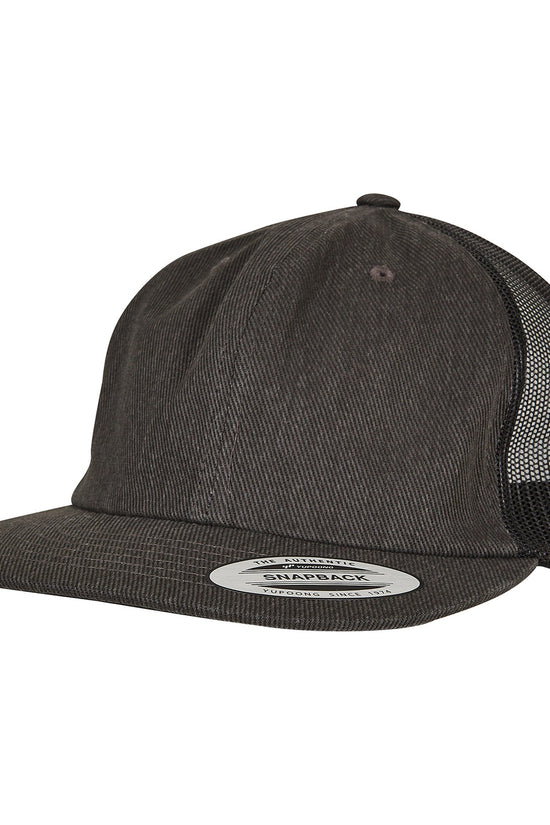 Flexfit Denim Trucker Snapback Cap for Unisex Adults