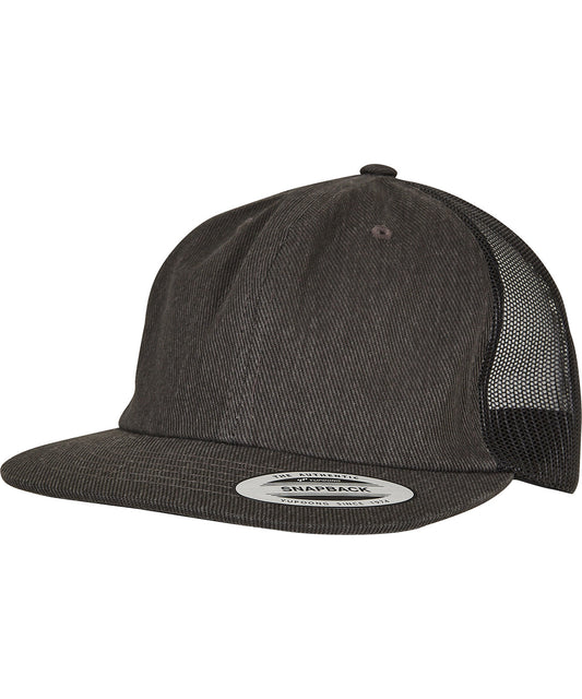 Flexfit Denim Trucker Snapback Cap for Unisex Adults