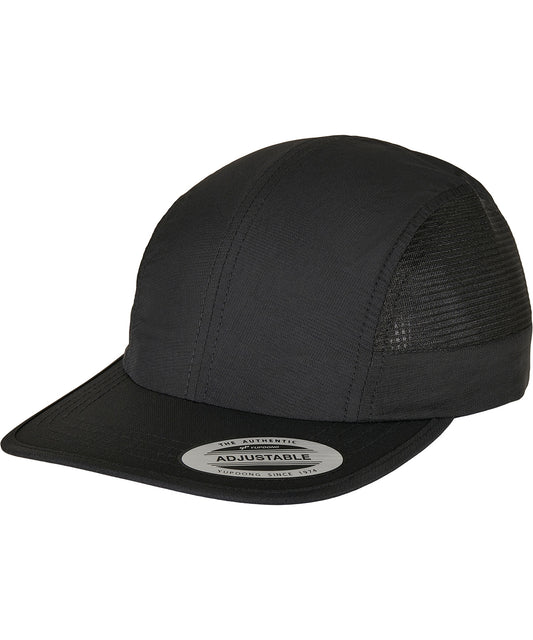 Flexfit Nylon Snapback Cap with Mesh Inserts