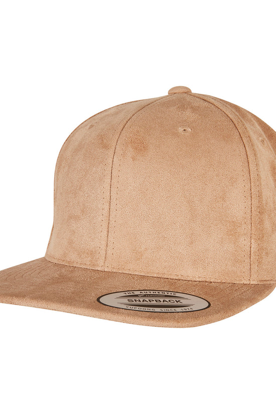 Flexfit by Yupoong Imitation Suede Leather Snapback Cap 6089SU Unisex Adult Headwear