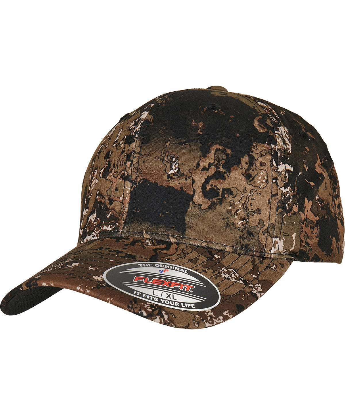 Flexfit Veil Camo Cap 6277VC Unisex Adult Headwear Hats
