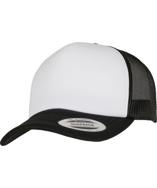 Flexfit Yupoong YP Classics Curved Foam Trucker Cap White 6320W