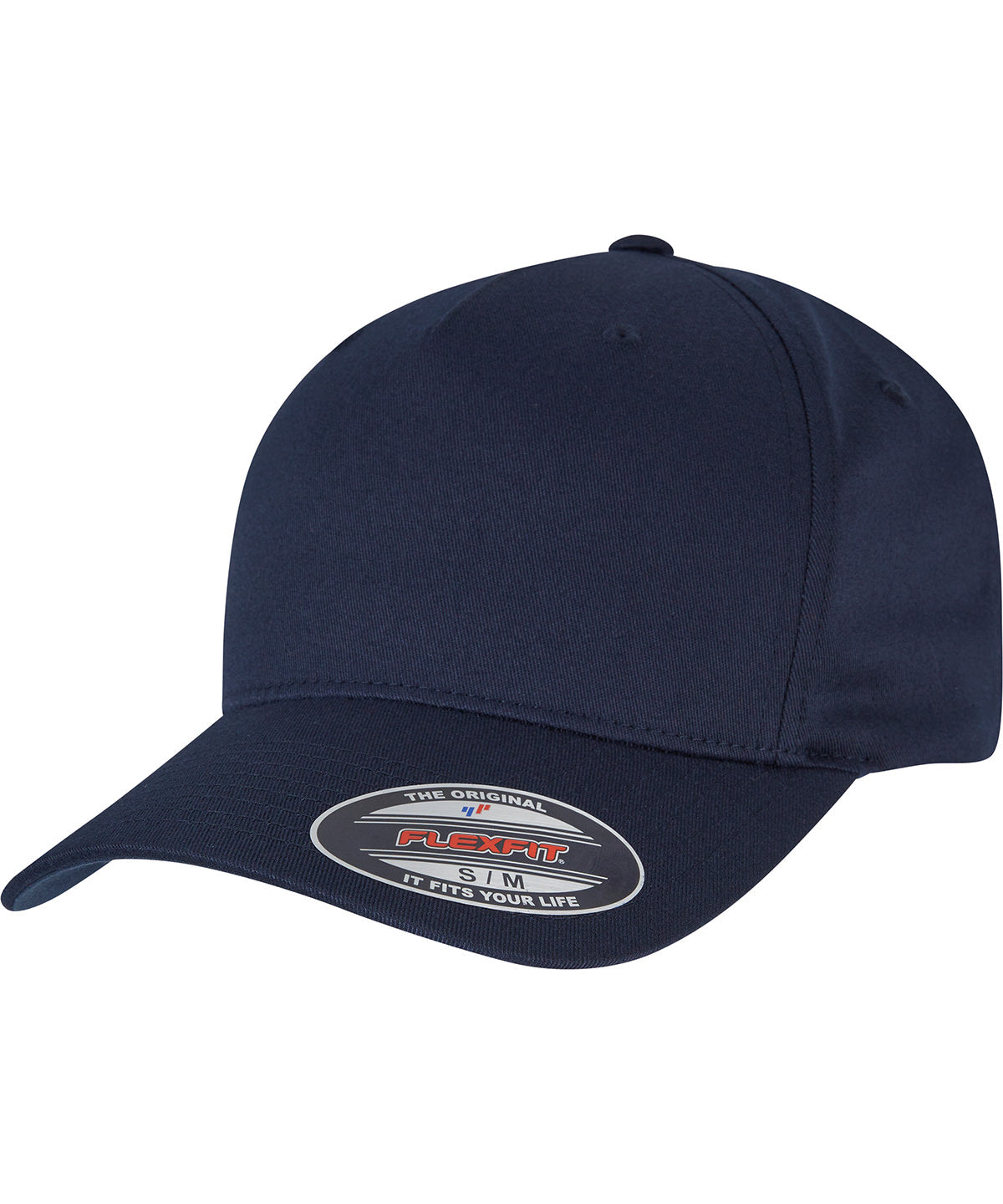Flexfit 5Panel Cap with Curved Visor Unisex Adult Headwear