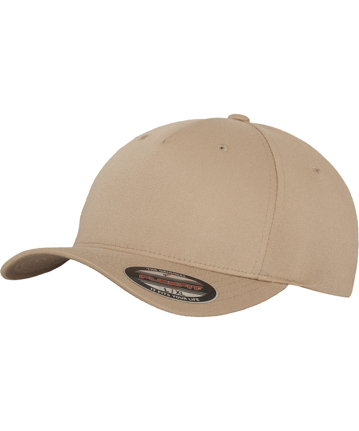Flexfit 5Panel Cap with Curved Visor Unisex Adult Headwear