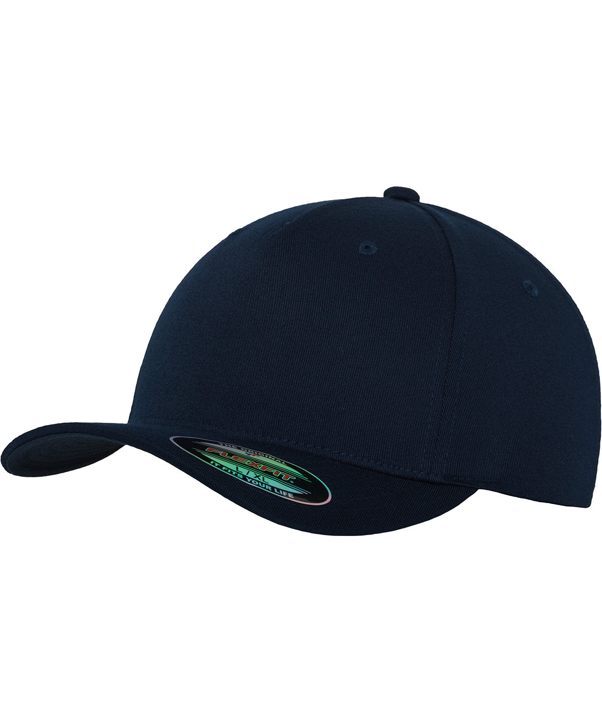 Flexfit 5Panel Cap with Curved Visor Unisex Adult Headwear