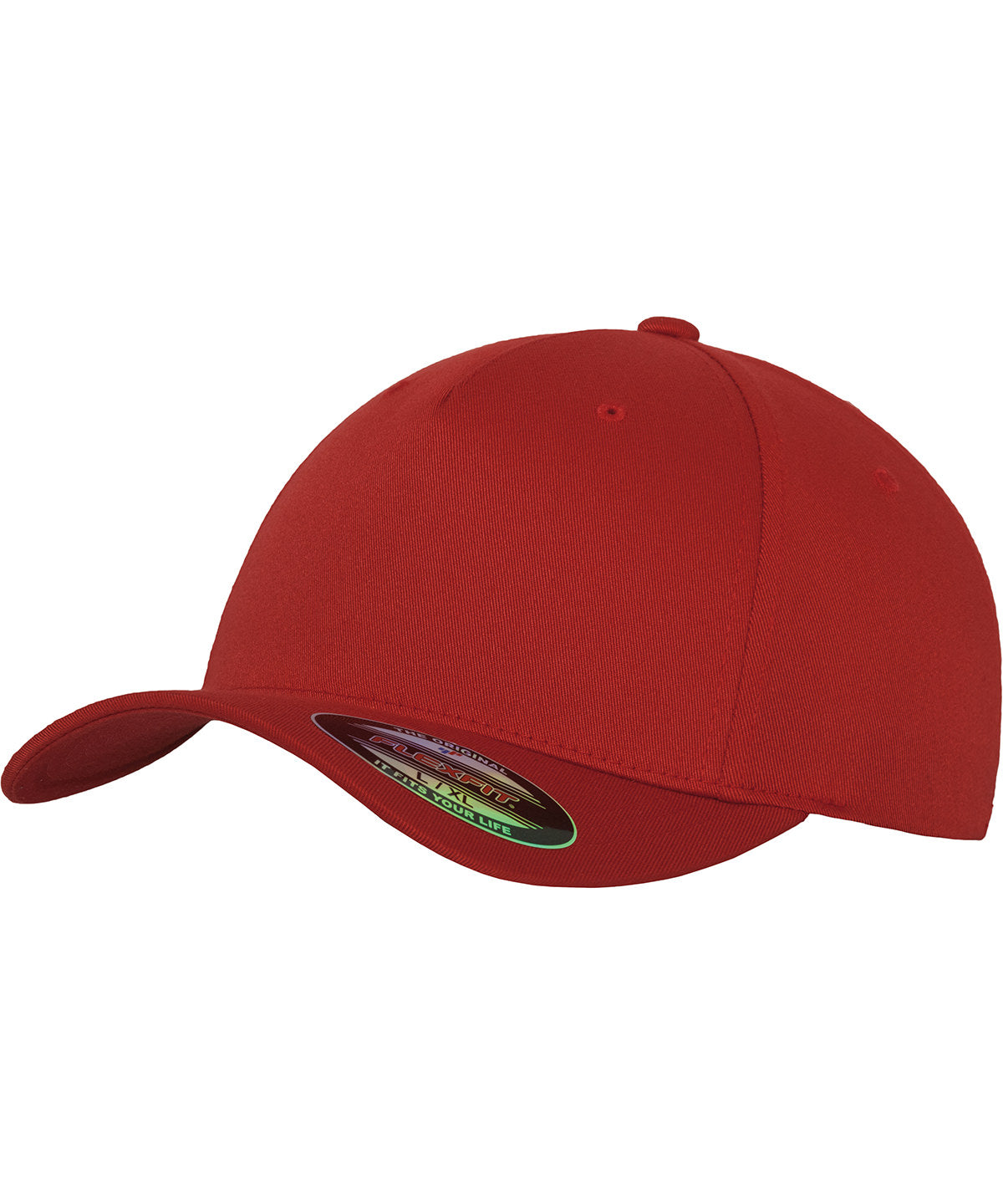 Flexfit 5Panel Cap with Curved Visor Unisex Adult Headwear