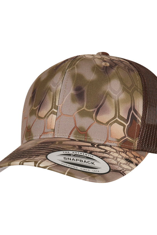 Kryptek Retro Trucker Cap by Flexfit Yupoong 6606KR