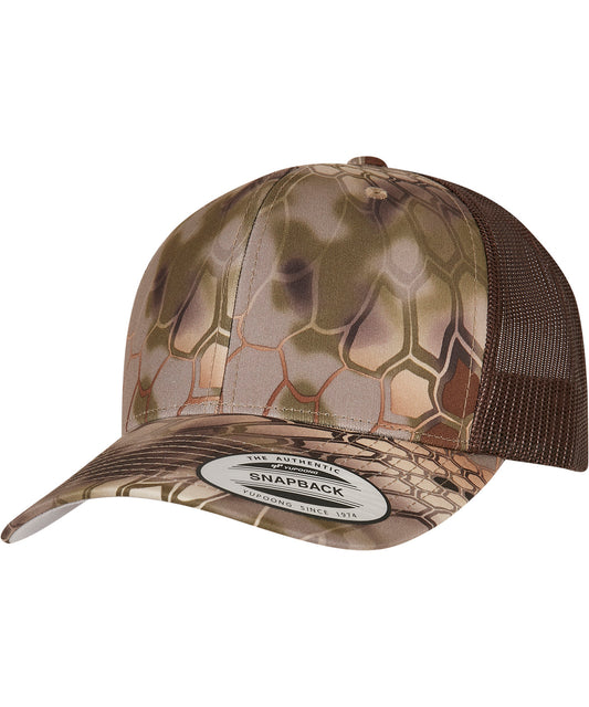 Kryptek Retro Trucker Cap by Flexfit Yupoong 6606KR