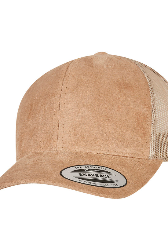 Flexfit Imitation Suede Leather Trucker Cap 6606SU