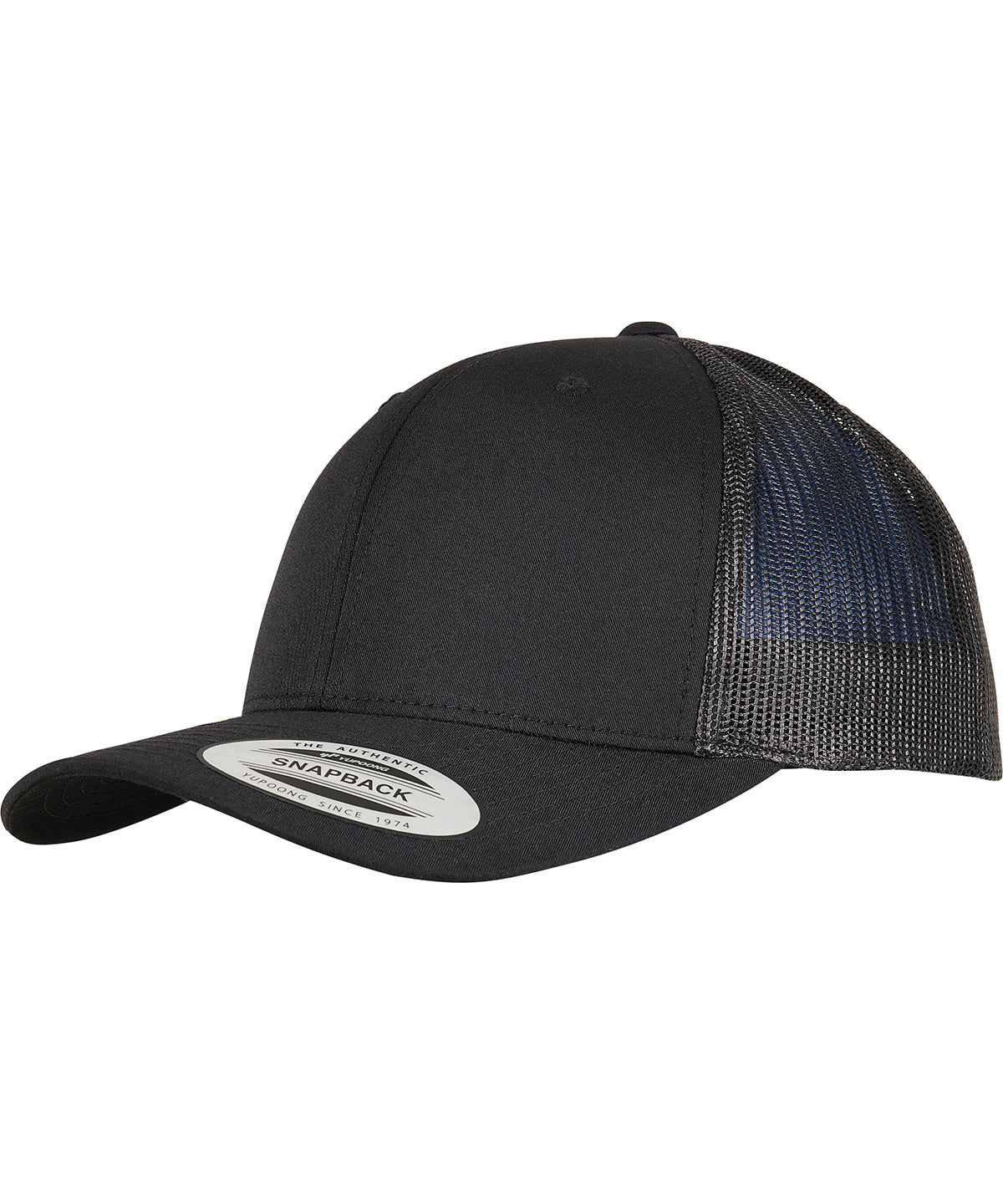 Flexfit Trucker Recycled Polyester Cap 6606TR Black
