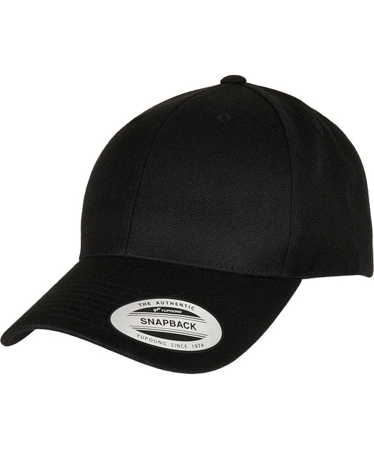 Flexfit Premium Curved Visor Snapback Cap Unisex Adult Headwear