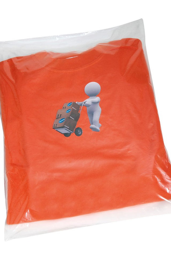 Everyday Essentials Shirt Bags Pack of 1000 Clear Polythene Bags