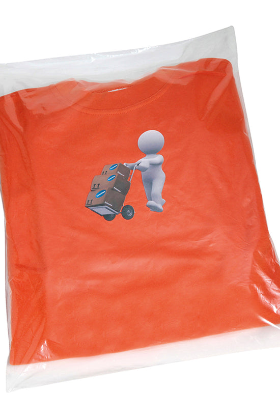 Everyday Essentials Shirt Bags Pack of 1000 Clear Polythene Bags