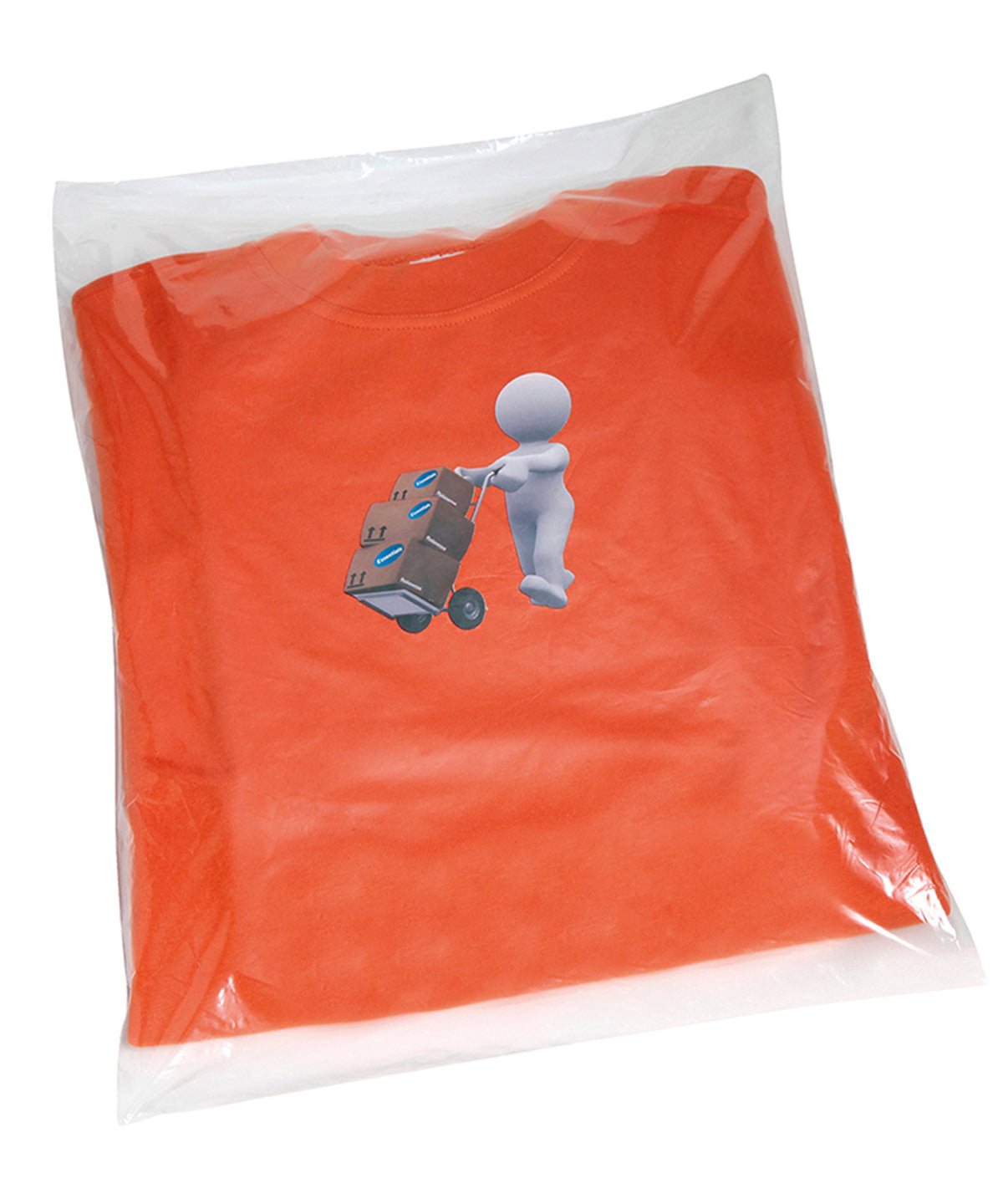 Everyday Essentials Shirt Bags Pack of 1000 Clear Polythene Bags