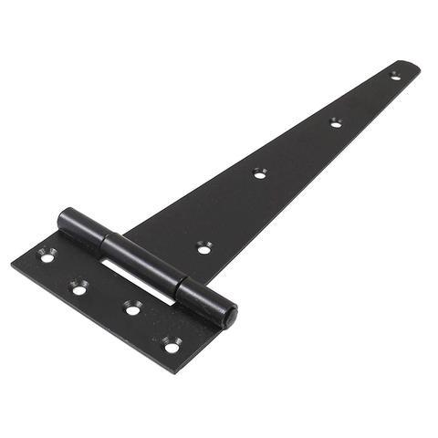 10Inch Black Tee Hinges Durable Security for Doors and Gates