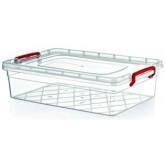 Durable Clear Storage Box Container No5 9 Litre Capacity