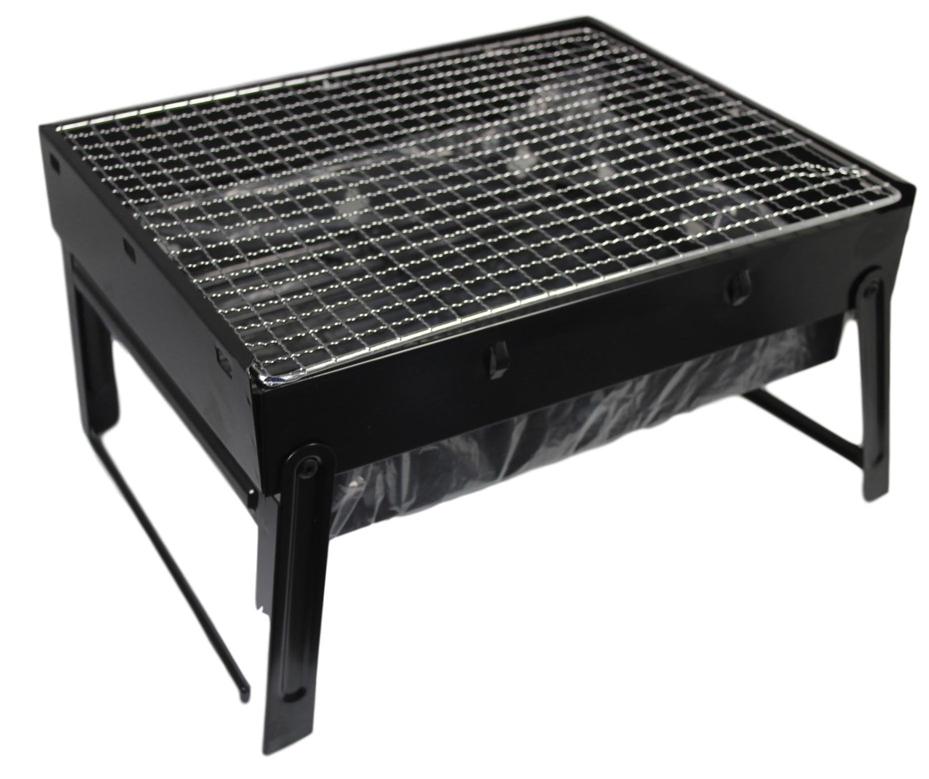 Compact Outdoor Table Top Metal BBQ Grill Stand 35 x 27 x 20 cm