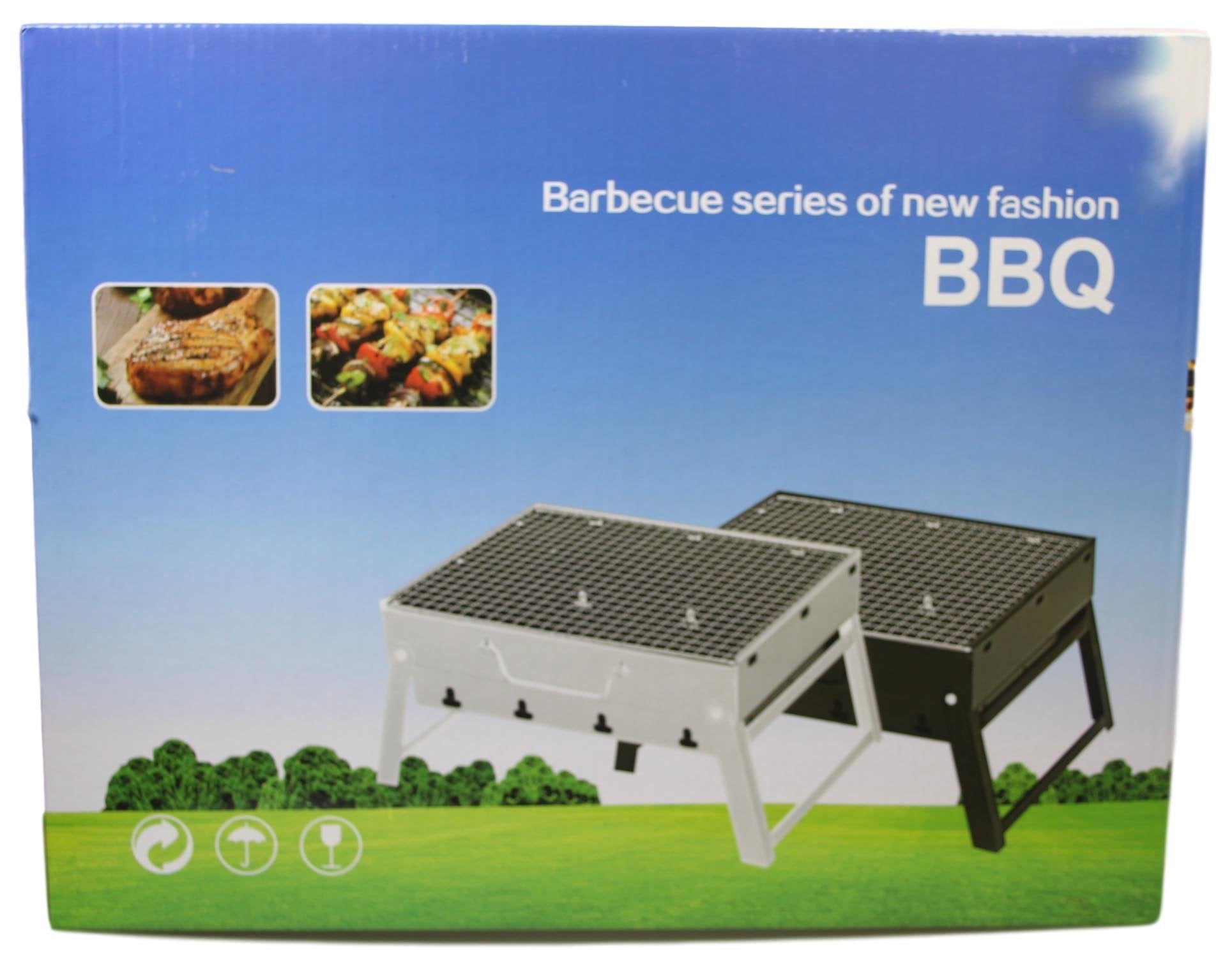 Compact Outdoor Table Top Metal BBQ Grill Stand 35 x 27 x 20 cm
