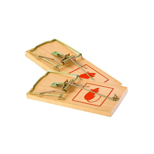 Wooden Mouse Catch Traps 7inch Pack of 2 Effective Rodent Control