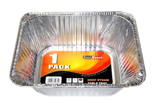 Disposable Aluminum Full Steam Deep Roaster Tray