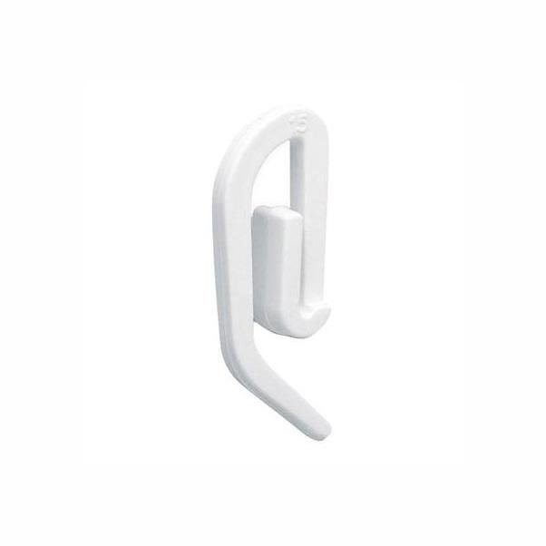 Convenient Value Pack Plastic Curtain Hooks Set of 12