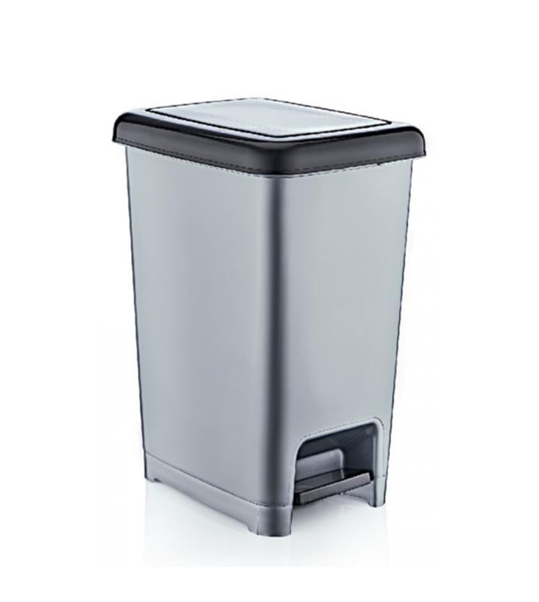 40L Plastic Slim Pedal Bin for Kitchen and Bathroom