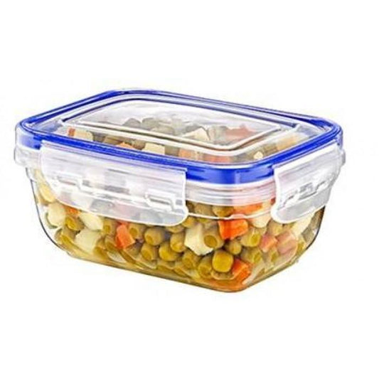 2Pack 1400ml Rectangular Food Storage Containers with Sealing Lids