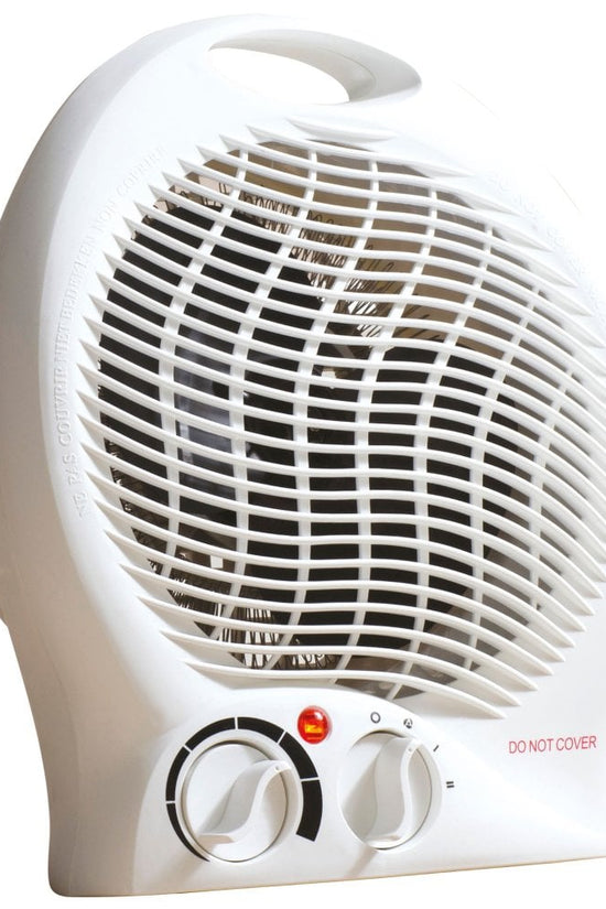 Daewoo Plastic Upright Fan Heater 2000W White