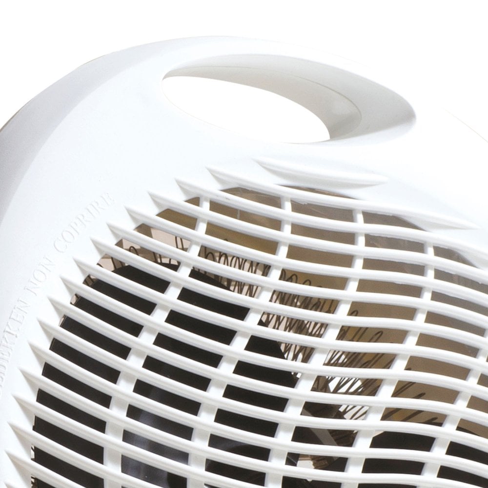 Daewoo Plastic Upright Fan Heater 2000W White