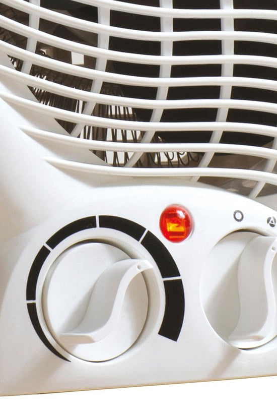 Daewoo Plastic Upright Fan Heater 2000W White