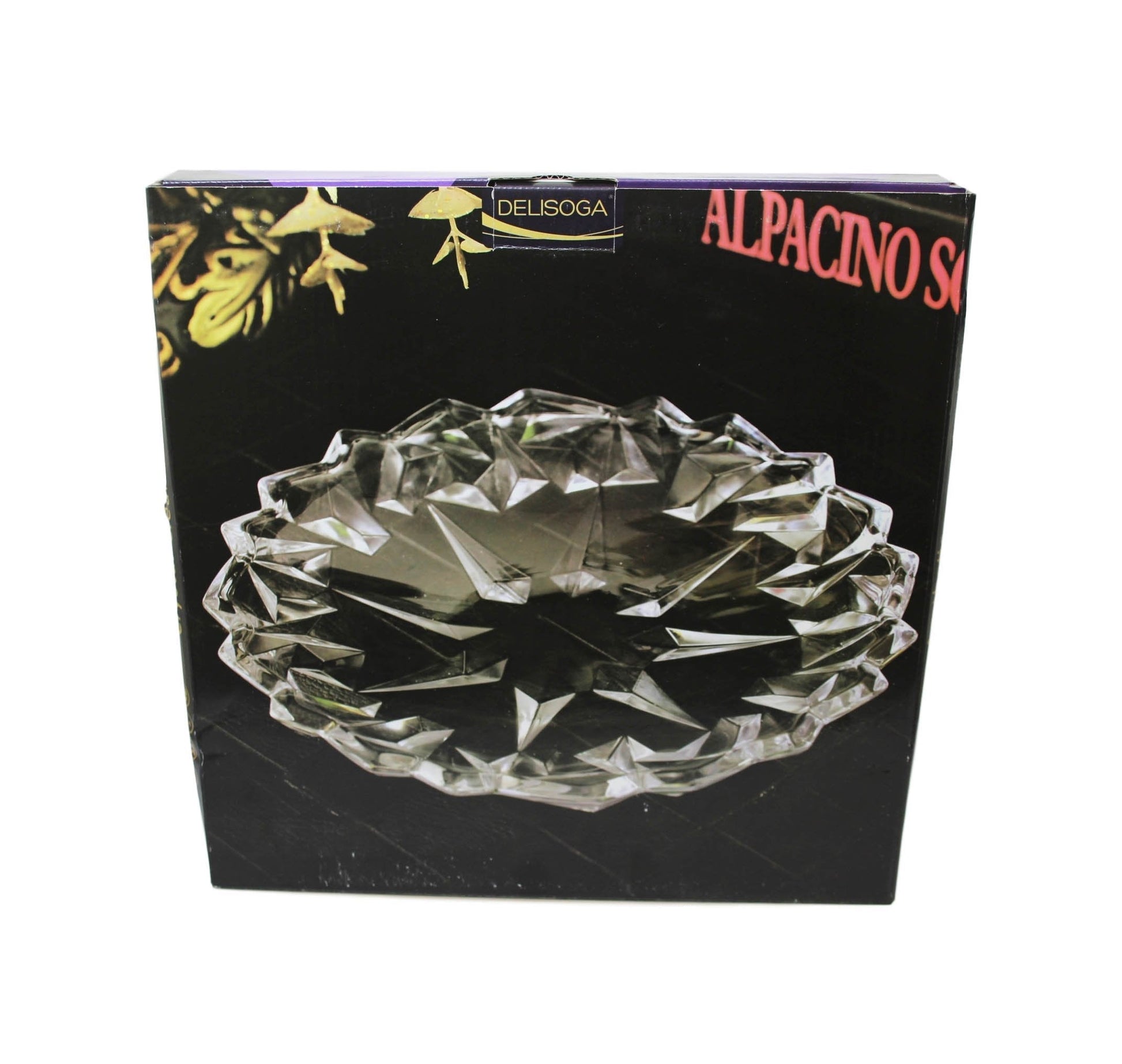 Elegant Crystal Cut Glass Serving Tray Perfect for Parties Weddings and Gifts