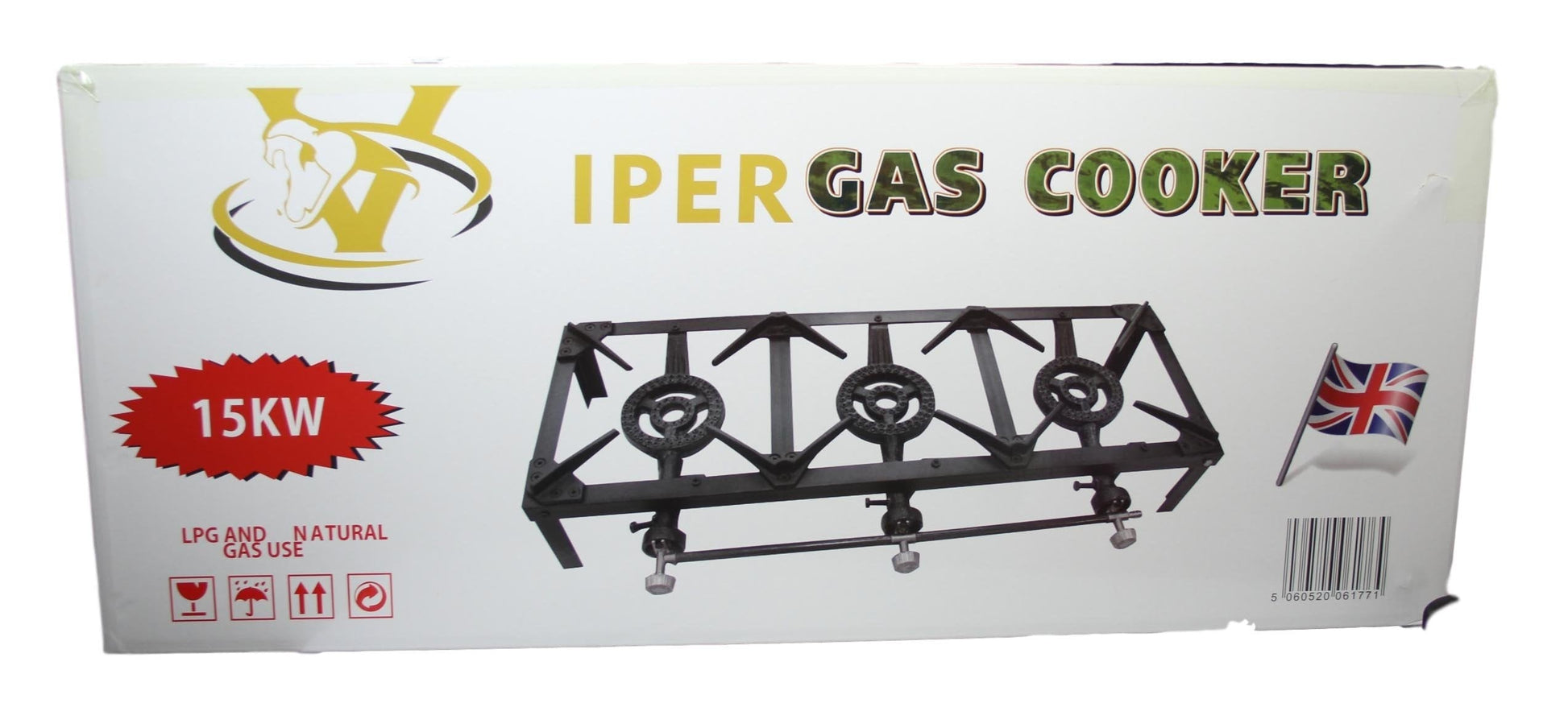 Viper Triple Gas Burner for Ultimate Outdoor Cooking