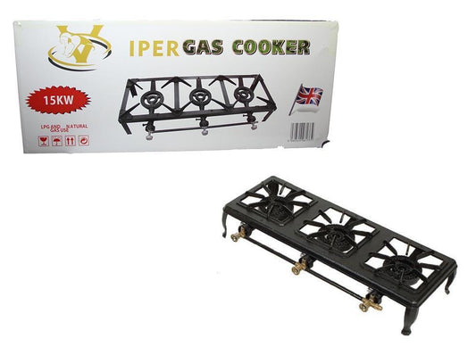 Viper Triple Gas Burner for Ultimate Outdoor Cooking