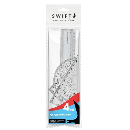 Professional Geometry Ruler Set for Precise Measurements