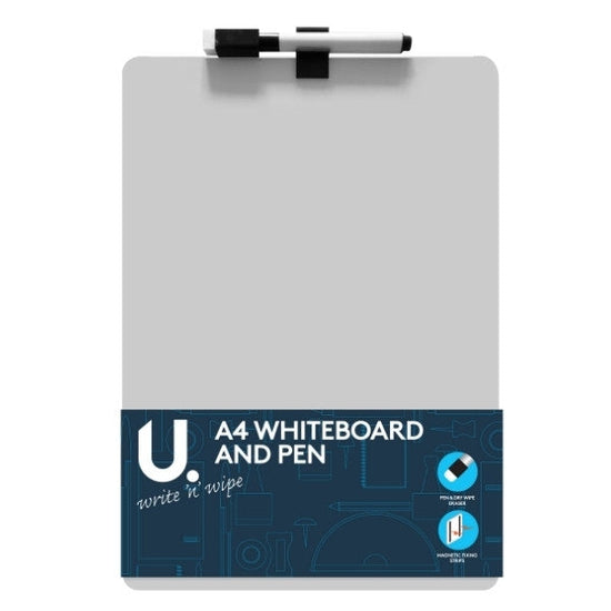 A4 Whiteboard and Pen Set with Assorted Designs