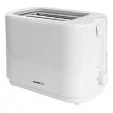 White Plastic 2Slice Toaster Efficient Breakfast Essential