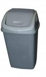 Durable 50L Plastic Swing Bin 30 x 39 x 63 cm UP122