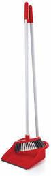 Long Handle Dustpan Brush Set 80 cm Handle Assorted Colours