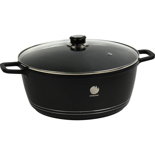 32cm Non Stick Diecast Casserole Pot Heavy Duty Durable