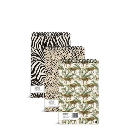 Animal Reporters 5x8 Note Pad Spiral Bound Softcover 160 Pages