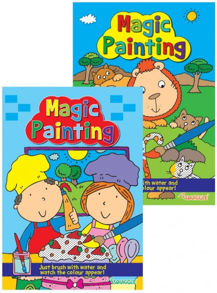Interactive Magic Painting Book Set for Kids A4 Size Creative Art Activity