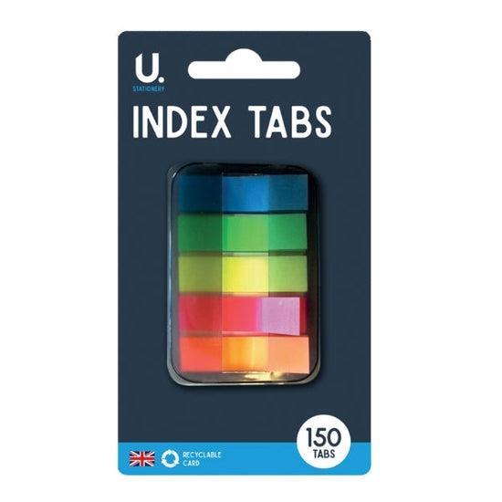 Colourful School Office Index Tabs 150 Tabs